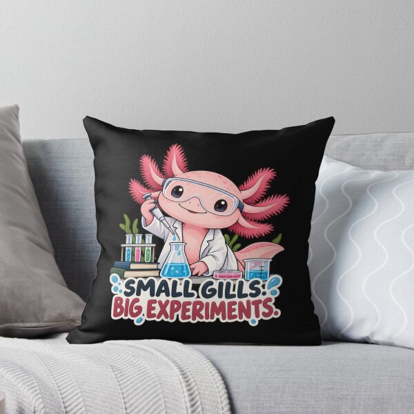 Item preview, Small Gills. Big Experiments. – Cute Axolotl Scientist Science Pun designed and sold by Animal Puns.