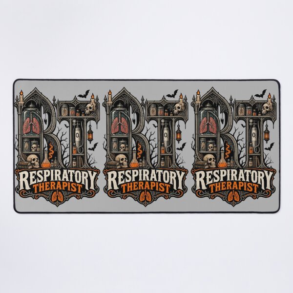 Item preview, Gothic Halloween RT Respiratory Therapist designed and sold by ClinicalHubs.