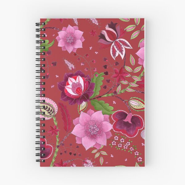 Item preview, Indian Lotus Tapestry - Pomegranate Red designed and sold by Piret Victoria Ribas.