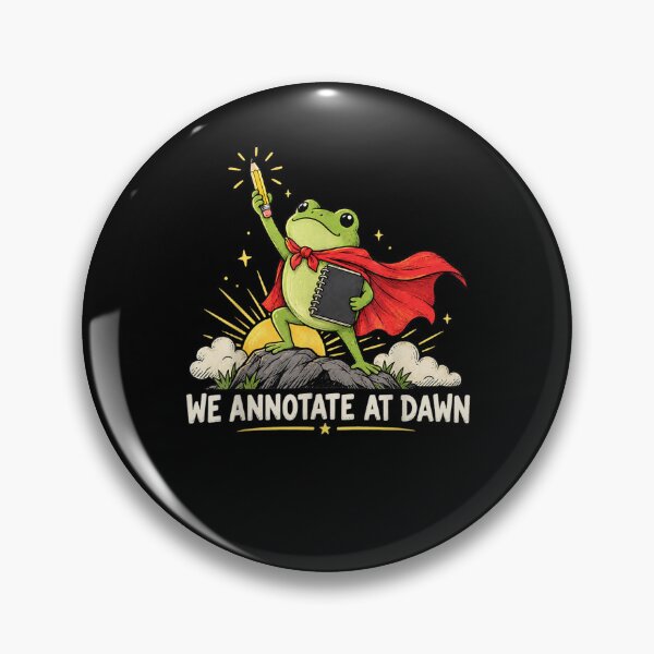 Item preview, We Annotate At Dawn Frog English Teacher Back to School  designed and sold by Juansustait.