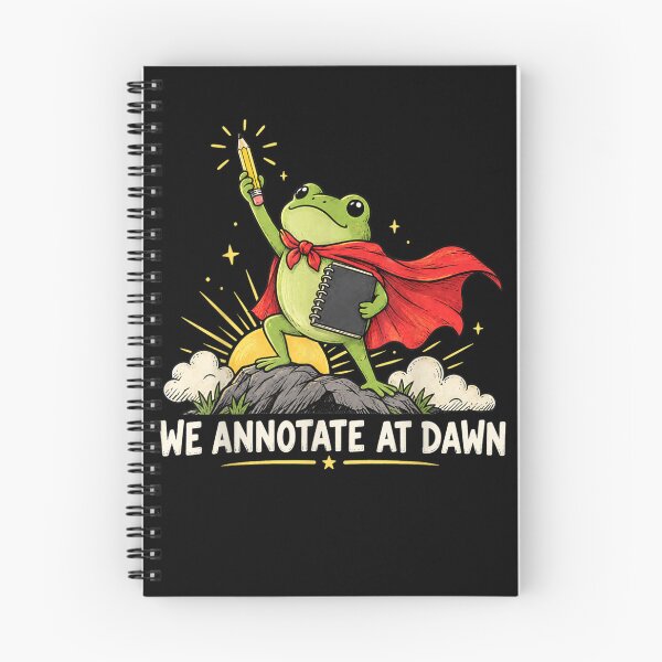 Item preview, We Annotate At Dawn Frog English Teacher Back to School  designed and sold by Juansustait.