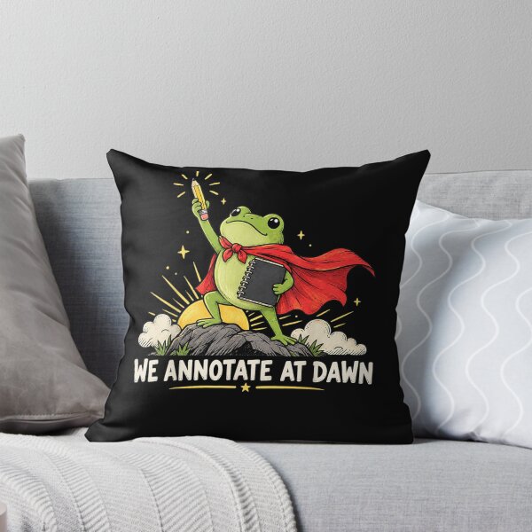 Item preview, We Annotate At Dawn Frog English Teacher Back to School  designed and sold by Juansustait.