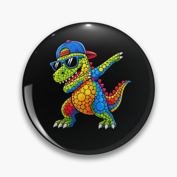 Item preview, Retro Rainbow Dinosaur Dab Cool Funny T Rex designed and sold by Moizento.