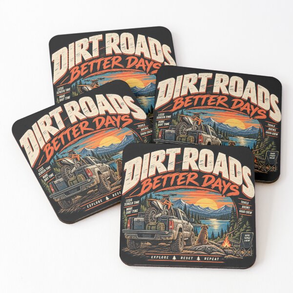 Item preview, Dirt Roads Better Days Off Road Adventure designed and sold by OriginalGamer55.