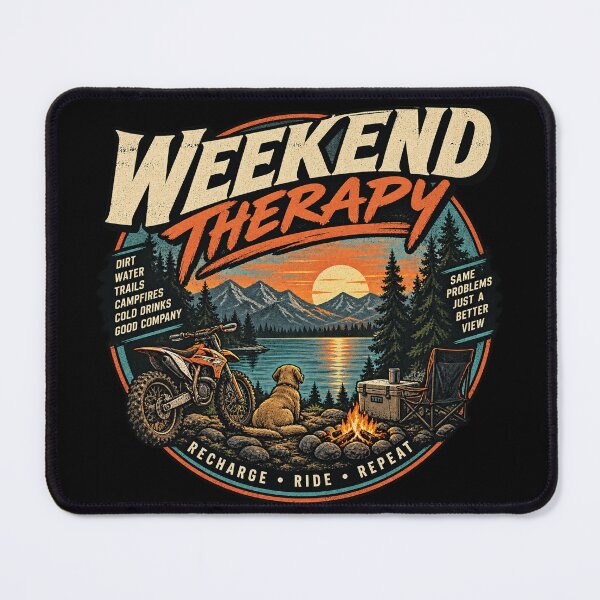 Item preview, Weekend Therapy Dirt Bike Adventure designed and sold by OriginalGamer55.