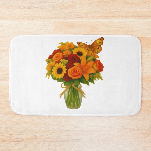 Item preview, Bouquet of flowers and butterflies designed and sold by re2m.