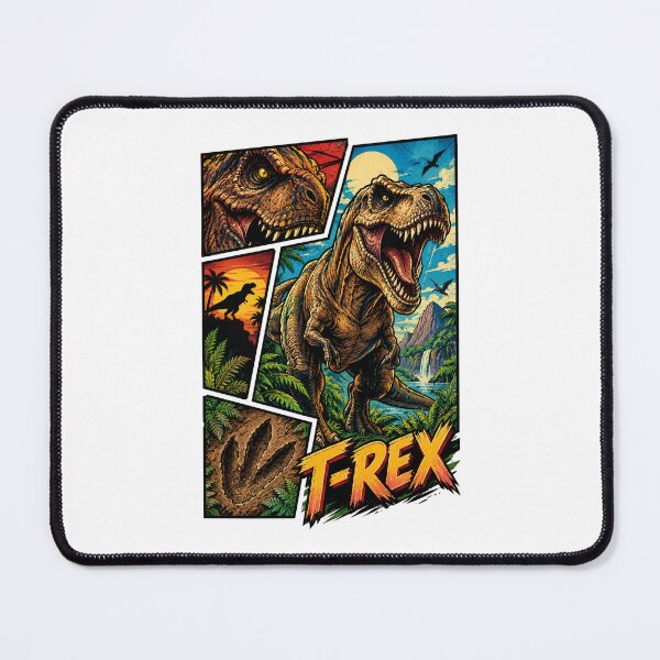 Item preview, T-Rex Comic Panel Jurassic Predator designed and sold by JonelleTshirts.