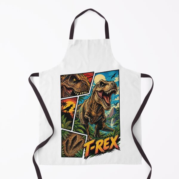 Item preview, T-Rex Comic Panel Jurassic Predator designed and sold by JonelleTshirts.