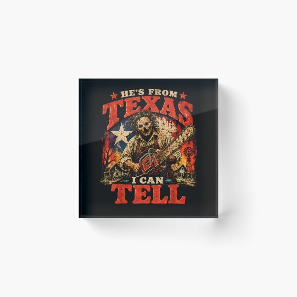 Item preview,  Hes from Texas I Can Tell Funny Halloween Skeleton Horror designed and sold by Juansustait.