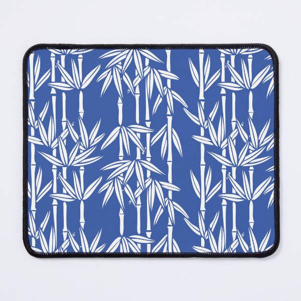 Item preview, Bamboo Rainfall in China Blue/Seashell White designed and sold by YesterdayColl.