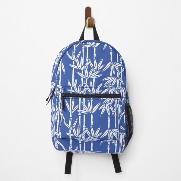 Item preview, Bamboo Rainfall in China Blue/Seashell White designed and sold by YesterdayColl.