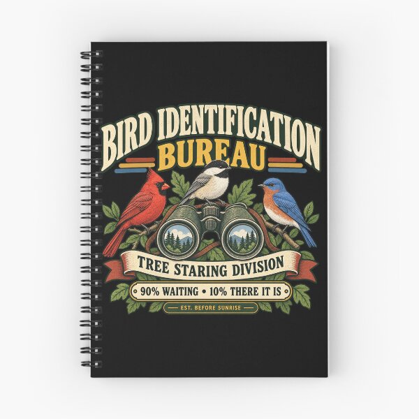 Item preview, Bird Identification Bureau Tree Staring Division designed and sold by OriginalGamer55.