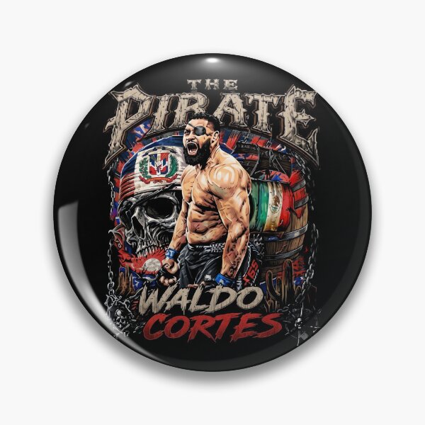 Item preview, The Pirate Waldo Cortes Skull And Mexico Flag designed and sold by notajojosfan.