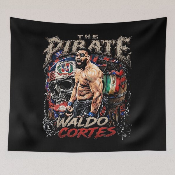 Item preview, The Pirate Waldo Cortes Skull And Mexico Flag designed and sold by notajojosfan.