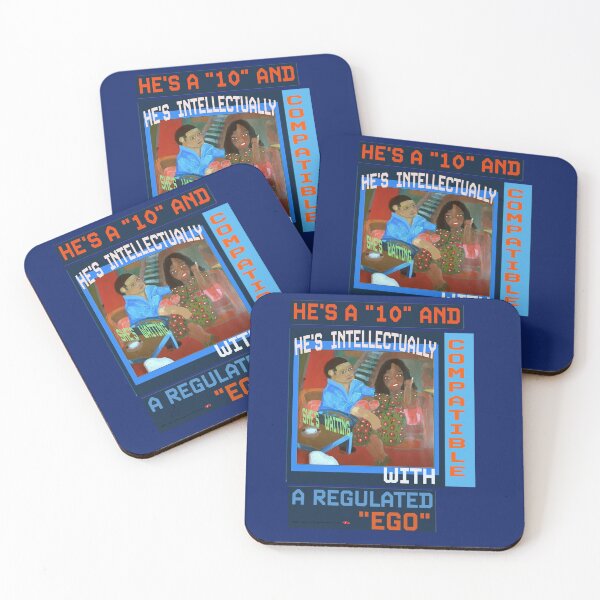 Item preview, "HE'S A "10" AND HE'S INTELLECTUALLY COMPATIBLE" 30 designed and sold by VAVibrationArt.