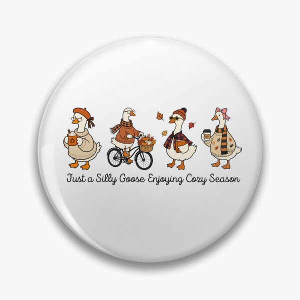 Item preview, Just a Silly Goose Enjoying Cozy Season designed and sold by PalleteCreation.