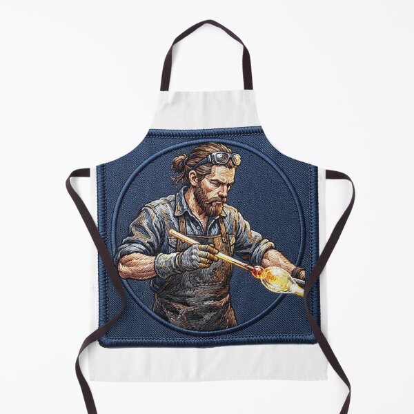 Item preview, Embroidered Glassblower Patch designed and sold by eduardoroa22.