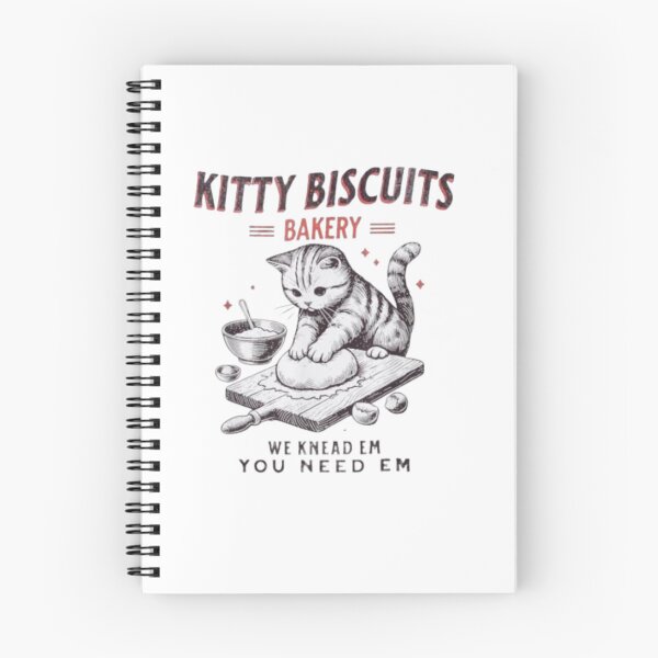 Item preview, Kitty Biscuits Bakery – Cute Cat Baking Bread Vintage Retro Design designed and sold by Mahdi Barigou.