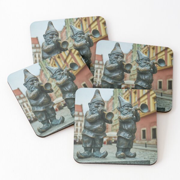 Item preview, Gnomes Playing Bugles Art Print – Bugle Player Gift, Poland Travel Decor designed and sold by Purrfecta.