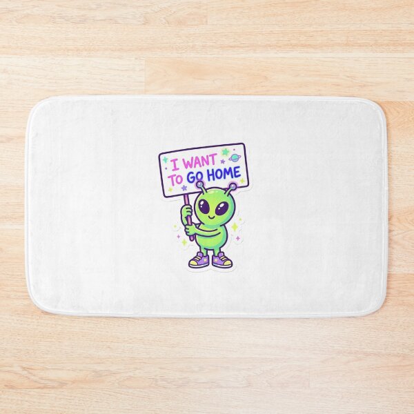 Item preview, Cute Y2K Alien I Want To Go Home Sticker designed and sold by So Golden Shop.