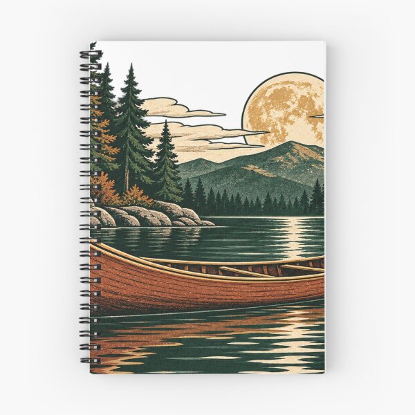 Item preview, Moonlit Northwoods Canoe designed and sold by WaynesCave.