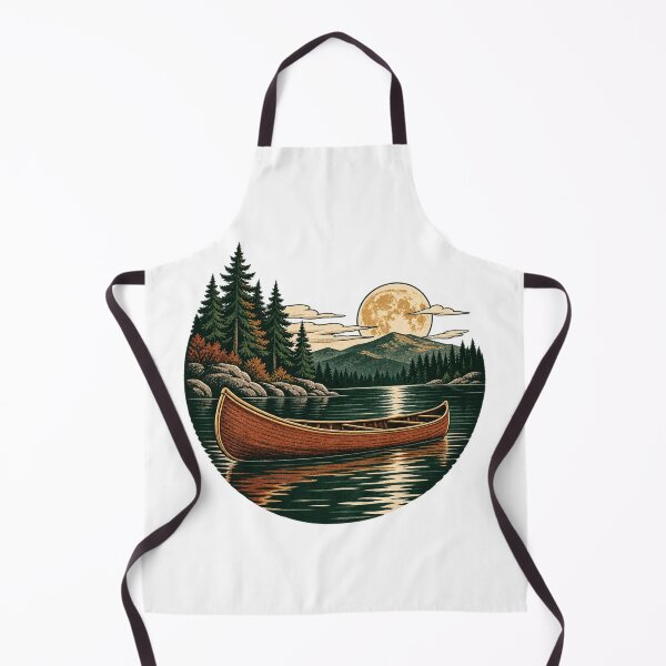 Item preview, Moonlit Northwoods Canoe designed and sold by WaynesCave.