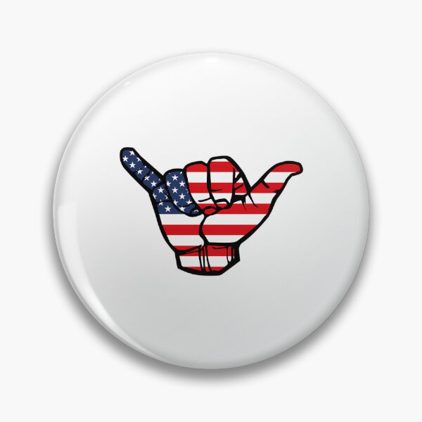 Item preview, American Flag Hang Loose designed and sold by Pehotastore.