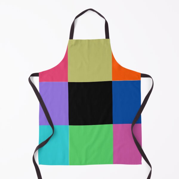 Item preview, Color blocks, 9 squares, muted red yellow orange purple blue green pink designed and sold by PixDezines.