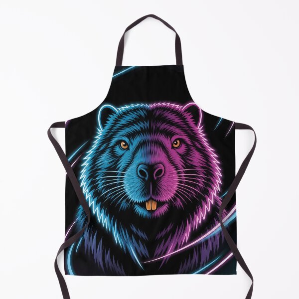 Item preview, Buck Tooth Neon Beaver Art designed and sold by LuisWorks.