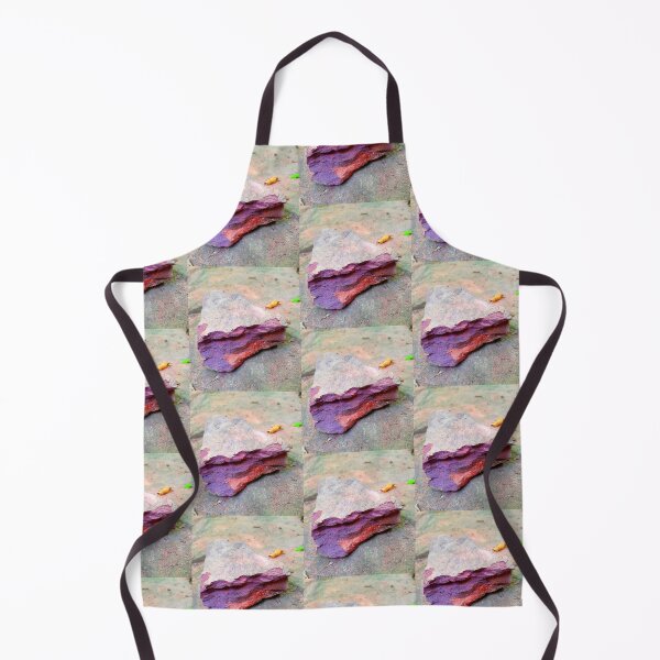 Item preview, Colorful Layered Stone - Vibrant Purple Pigment & Rock Texture Photography designed and sold by PicturePic.