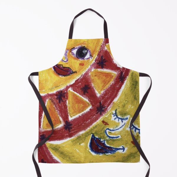 Item preview, Sun & Moon Faces - Whimsical Abstract Illustration designed and sold by MOE'S LITTLE GALLERY.