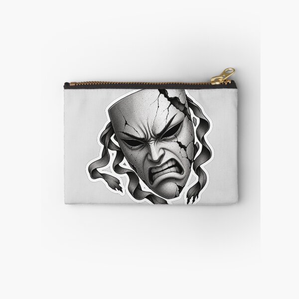 Item preview, Cracked Angry Mask Dark Surreal Art designed and sold by NovaToons.