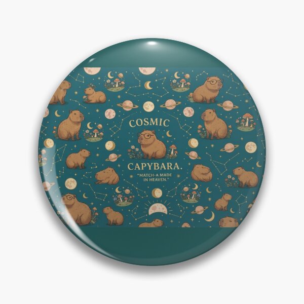 Item preview, Cosmic Capybara Seamless Celestial Pattern Phone Case designed and sold by FakePeopleSuck.