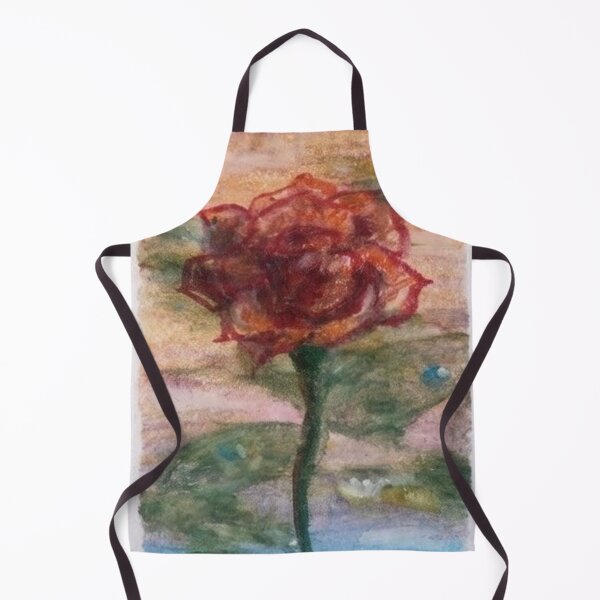 Item preview, Sunset Rose - Hand-Painted Floral Illustration designed and sold by MOE'S LITTLE GALLERY.