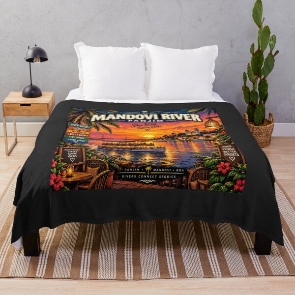 Item preview, Mandovi River Panjim — Slow Rides Better Vibes designed and sold by Goanheartprints.