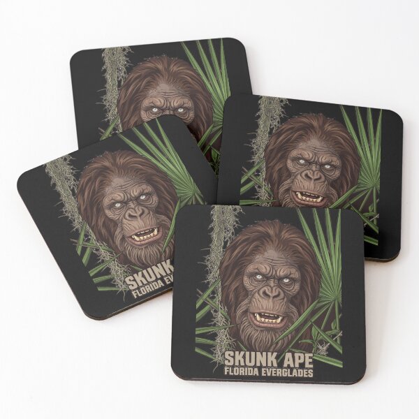 Item preview, Skunk Ape Cryptid – Florida Everglades Horror Art designed and sold by redsharkuk.