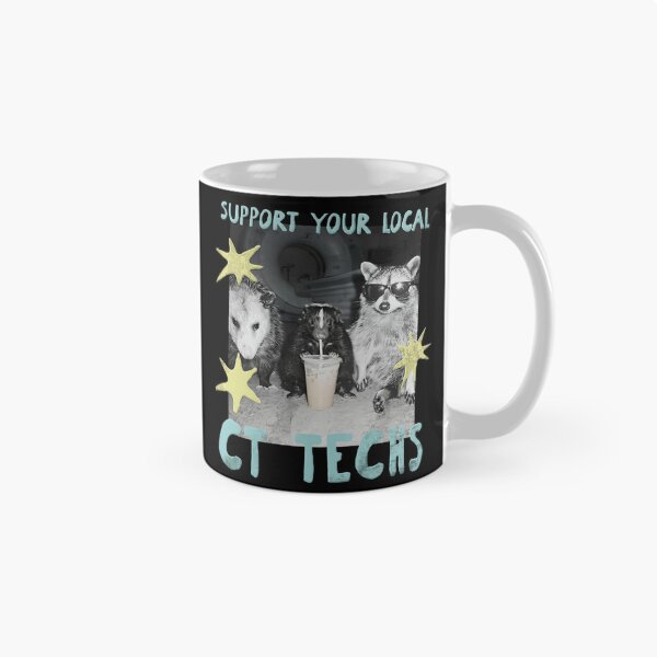 Item preview, Support Your Local CT Techs Opossum Skunk Raccoon designed and sold by notajojosfan.