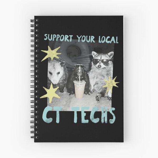 Item preview, Support Your Local CT Techs Opossum Skunk Raccoon designed and sold by notajojosfan.