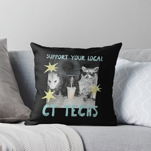 Item preview, Support Your Local CT Techs Opossum Skunk Raccoon designed and sold by notajojosfan.