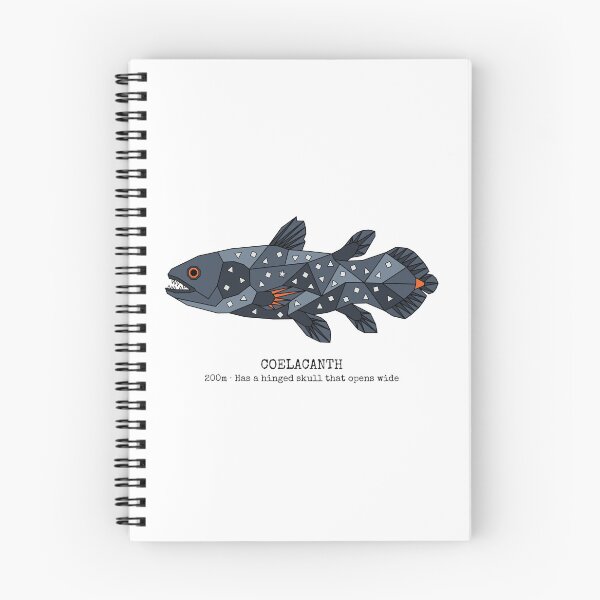 Item preview, Geometric Coelacanth designed and sold by AnimalsKnowAll.