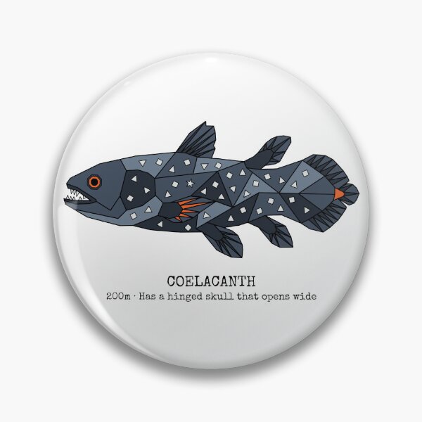 Item preview, Geometric Coelacanth designed and sold by AnimalsKnowAll.
