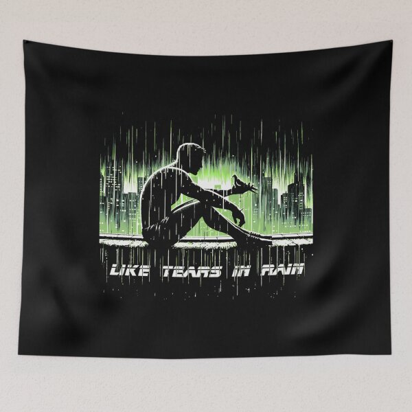 Item preview, Tears In Rain (Green) designed and sold by Pehotastore.