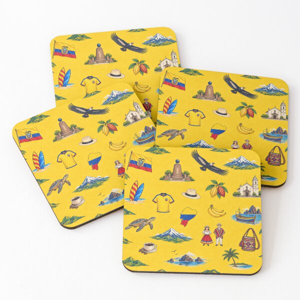 Item preview, Ecuador Heritage Pattern – Icons of Ecuadorian Culture designed and sold by HO•Designs.