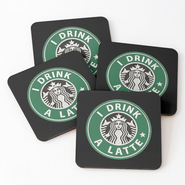 Item preview, Starbucks I Drink A Latte designed and sold by notajojosfan.