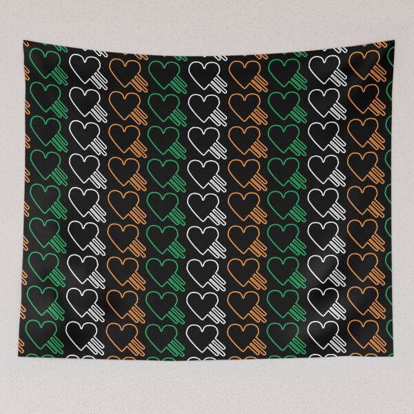 Item preview, I Love My Irish Flying Hearts in Irish Flag Colors designed and sold by Rolographics1.