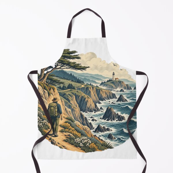 Item preview, Coastal Lighthouse Hiking Trail designed and sold by WaynesCave.