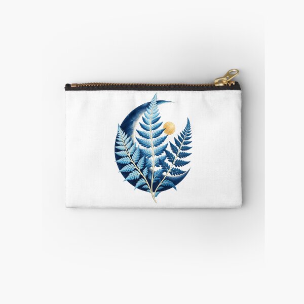Item preview, Cyanotype Fern Moon – Botanical Night Garden designed and sold by SAS-Designer.