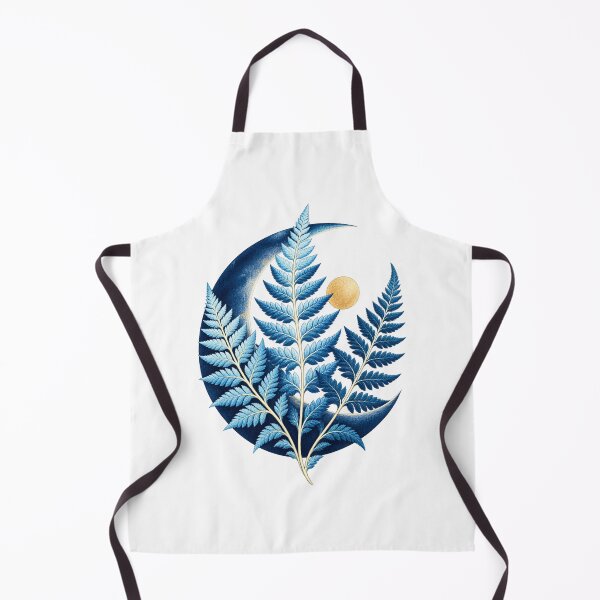 Item preview, Cyanotype Fern Moon – Botanical Night Garden designed and sold by SAS-Designer.