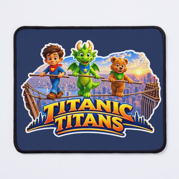 Item preview, Titanic Titans with Arthur, Art, and Artie (Large file size) designed and sold by TheFatherOfArt.