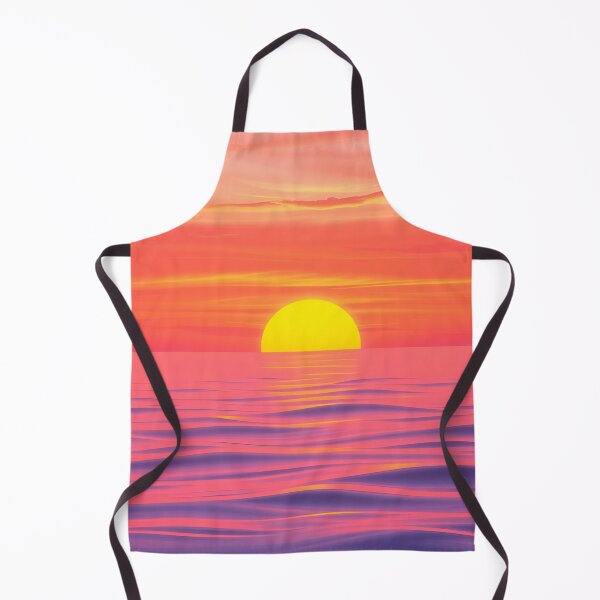 Item preview, Vivid orange sunset open ocean designed and sold by ScienceRex.